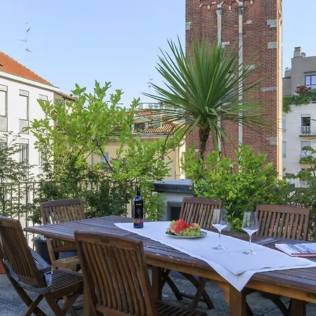 Apartment Bright & Chic 1bdr With Shared Rooftop Terrace In San Babila